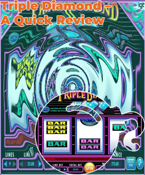 Triple diamond slot machine payout