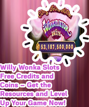 Willy wonka slots free coins